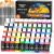 Shuttle Art Acrylic Paint, 50 Colors Acrylic Paint Set, 2oz/60ml Bottles, Rich Pigments, Water Proof, Premium Acrylic Paints for Artists, Beginners…