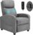 Sweetcrispy Recliner Chair for Adults, Massage Fabric Small Recliner Home Theater Seating with Lumbar Support, Adjustable Modern Reclining Chair…