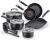 T-fal Signature Nonstick Cookware Set 12 Piece, Oven Broiler Safe 350F, Pots and Pans, Kitchen Cooking Set w/ Fry Pans, Saucepans, Saute Pan, Dutch…