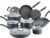 T-fal Ultimate Hard Anodized Nonstick Cookware Set 14 Piece, Oven Broiler Safe 400F, Lid Safe 350F, Kitchen Cooking Set w/ Fry Pans, Saucepans,…