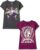 The Children’s Place Girls’ Unicorn Short Sleeve Graphic T-Shirts, Multipacks