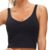 THE GYM PEOPLE Womens’ Sports Bra Longline Wirefree Padded with Medium Support