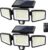 Tuffenough Solar Outdoor Lights 2500LM 210 LED Security Lights with Remote Control,3 Heads Motion Sensor Lights, IP65 Waterproof,270° Wide Angle…