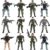 US Army Men and SWAT Team Toy Soldiers Action Figures with Military Weapons Accessories for Kids Boys Girls,12Pcs