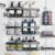 Veken Shower Caddy 6 Pack,Adhesive Bathroom Shower Organizer for Bathroom Storage&Home Decor&Kitchen,No Drilling,Large Capacity, Rustproof…