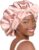 YANIBEST Satin Bonnet Silk Bonnet for Sleeping Double Layer Satin Lined Hair Bonnet with Tie Band for Women Curly Hair