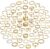 YEEZII 68 Pcs Gold Knuckle Rings Set for Women, Stackable Rings Boho Joint Finger Midi Rings Silver Hollow Carved Crystal Stacking Rings Pack for Gift