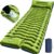 Yuzonc Camping Sleeping Pad, Ultralight Camping Mat with Pillow Built-in Foot Pump Inflatable Sleeping Pads Compact for Camping Backpacking Hiking…