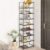 Z&L HOUSE 8 Tier Shoe Rack Narrow, Sturdy Shoe Rack Tall Store 16-20 Pairs of Shoes, Stackable Shoe Shelf for Closet Entryway to Increase The Use…